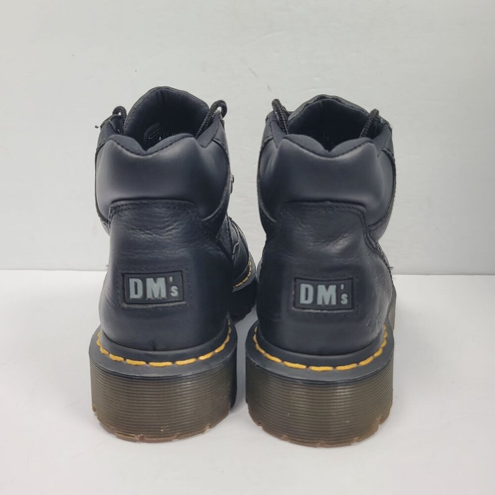 Dr. Martens 8699 Men's Black Leather Lace Up Boots US Size 5 / Wo's US Size 6 - Picture 4 of 10